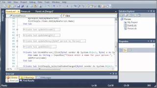 Visual Basic Tutorial - 95 - Person Part 4