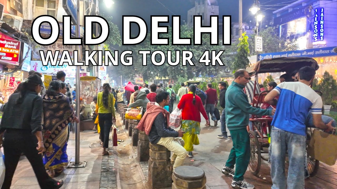 Immersive street-level walking tour through Delhi (Other 11), India, showcasing authentic urban landscapes, local architecture, and the vibrant atmosphere of the city's neighborhoods