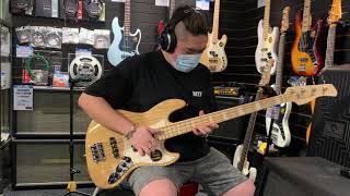 Video thumbnail for SIRE Marcus Miller V7 Swamp Ash-4 (Natural) Sound Demo by Beat MMM