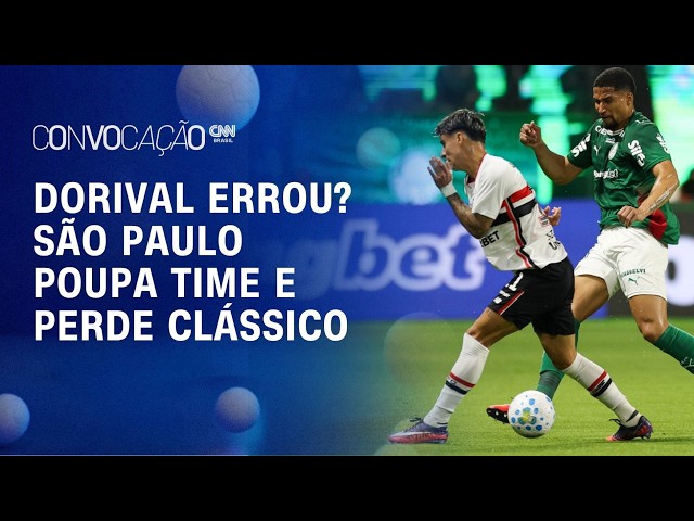 Palmeiras vence clássico: São Paulo errou ao jogar com reservas? | Convocação CNN