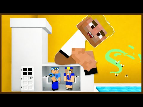 EFEKAN, KEREM KOMİSERİN EVİNE KAKASINI YAPIYOR! 😂 - Minecraft ZENGİN FAKİR HAYATI