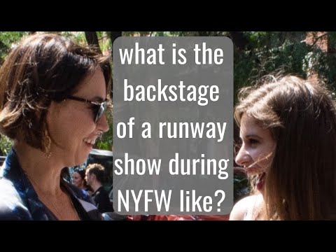 want a backstage pass to new york fashion week spring 2019? #nyfw #backstage #newyorkfashionweek