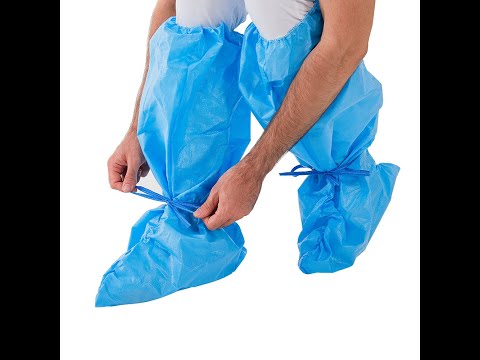C-Cure Disposable knee length shoe cover