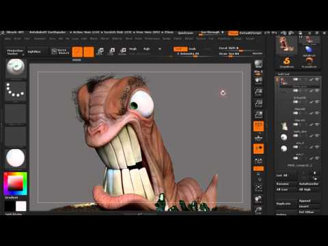 Introduction to ZBrush Tutorial 44