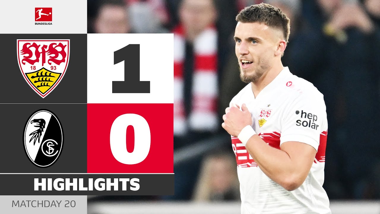 VfB Stuttgart vs SC Freiburg Highlights