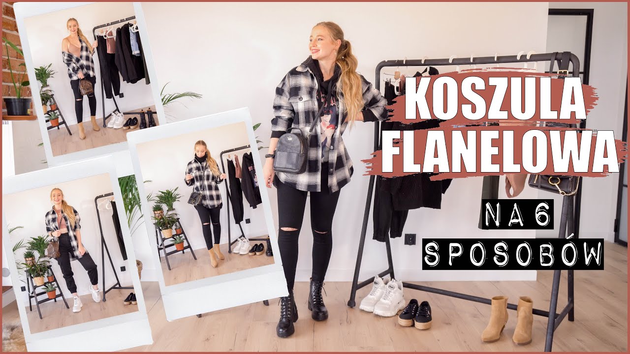 KOSZULA FLANELOWA NA 6 SPOSOBÓW