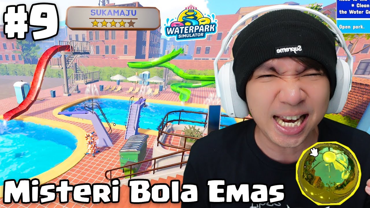 Dapat Bola Emas dan Bintang 4 Nih Guys - WaterPark Simulator Indonesia Part 9