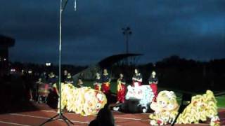 White&#39;s First Lion Dance Performance
