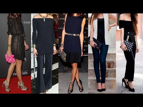ELEGANTES Y SOFISTICADOS ATUENDOS CON ROPA DE COLOR NEGRO