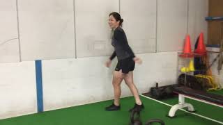 www.nicodojogym.net – やばい❗️プロ競輪の大久保花梨選手の下半身トレーニング出来るかな？🚴🏻‍♀️😱😈💪🏽