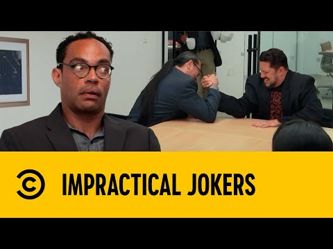 Unexpected Arm Wrestling (With John Mayer) | Impractical Jokers