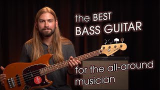 Video thumbnail for The Best Bass for the All-Around Musician | Fender Player Mustang PJ Bass by Alamo Music Center