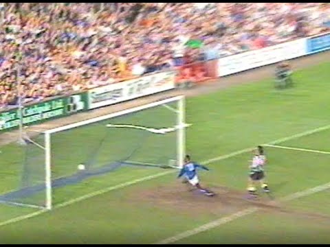 Ipswich Town 3 Newcastle United 2, 11 April 1992