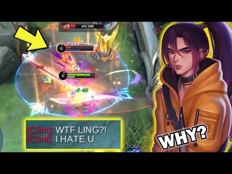 Reason Why Marksman User Hate My LING!! | Ling Fasthand Gameplay - Levimlbb