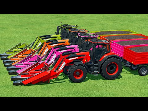 HARVEST AND LOAD OLIVES WITH VALTRA TRACTORS - Farming Simulator 22