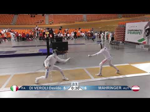 2023 1449 T64 11 M E Individual Plovdiv BUL ZCH YELLOW DI VEROLI ITA vs MAHRINGER AUT