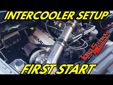 TorqStorm Supercharger Intercooler Setup And First Start! Part 5
