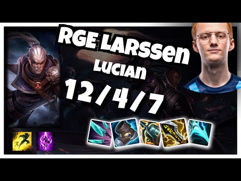 Larssen Lucian vs Viktor 10.25 Mid Lane Challenger Gameplay S11 (12/4/7) - EU