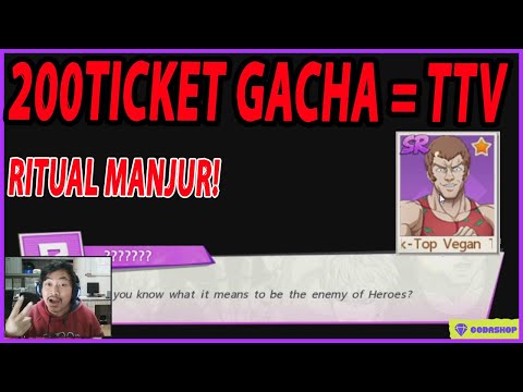 🔥🔥GACHA 200TIKET UNTUK DAPATKAN TANKTOP VEGETARIAN [CHART SR+] - ONE PUNCH MAN:The Strongest