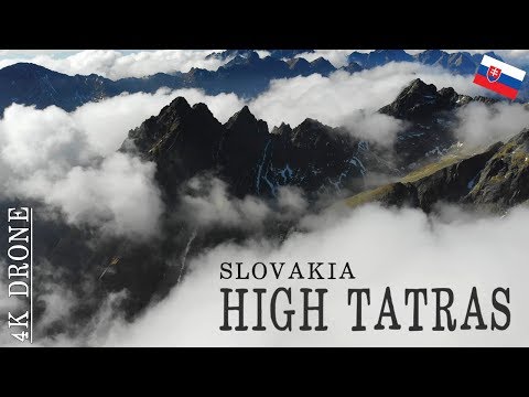 HIGH TATRA Mountains - Slovakia 🇸🇰 Ultra HD 4K DRONE video