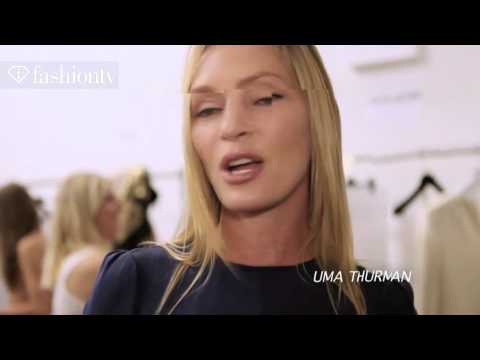 Uma Thurman, Naomi Watts, and Chloe Moretz at Calvin Klein Spring 2012, NYFW   FashionTV   FTV