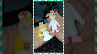 Aplique Utilitária Menina Enfermeira Em biscuit como fazer #diy #shorts