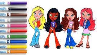 Coloring Bratz Dolls - Coloring Pages