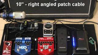 Video thumbnail for Guitar Pedal Board - Mogami Cable Upgrade by EZGTR