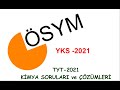 TYT 2021 KİMYA SORULARI ve ÇÖZÜMLERİ