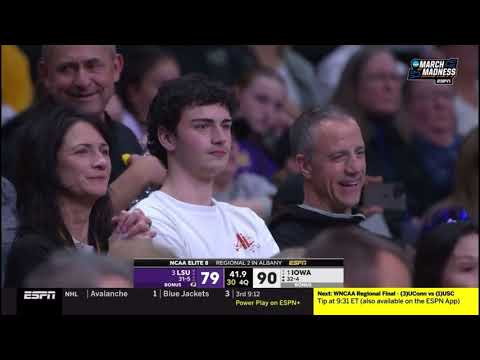 Last two minutes of Iowa vs LSU