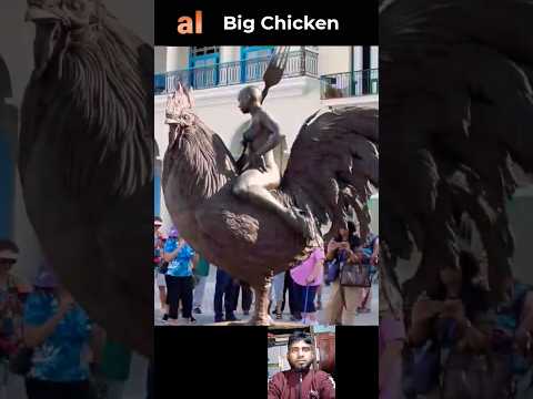 Largest Chicken Statue Surprises Atika Islam 😱🐔