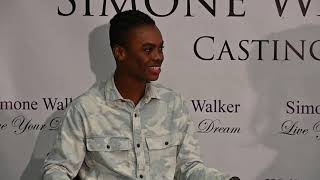 Jahi Winston Interview - Simone Walker Casting video