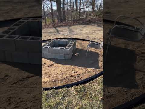 DIY Fire Pit Build for CHEAP! #diyprojects