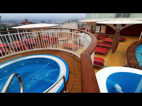 AIDAcosma Rundgang - MAINPOOL Deck 18 - Sonnendeck - FKK