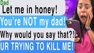 My Dad&#39;s EVIL TWIN Tried To KILL ME!!! (Reunion | Cliffhanger | Scary Text Message Stories)