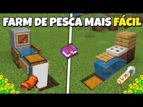 EASIEST AFK Fishing FARM in Minecraft Bedrock 1.21!