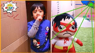 Ryan&#39;s Box Fort Maze Challenge with 1 hr kids video!!!