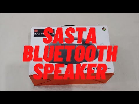 JBL Bluetooth Speaker Boom Box Mini E-10 Review