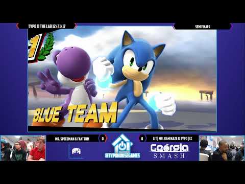 Typo @ The Lab 12/21/17 - CC/Kamikaze vs Mr. Speedman/Fanttum - Smash 4 Doubles Winners Finals