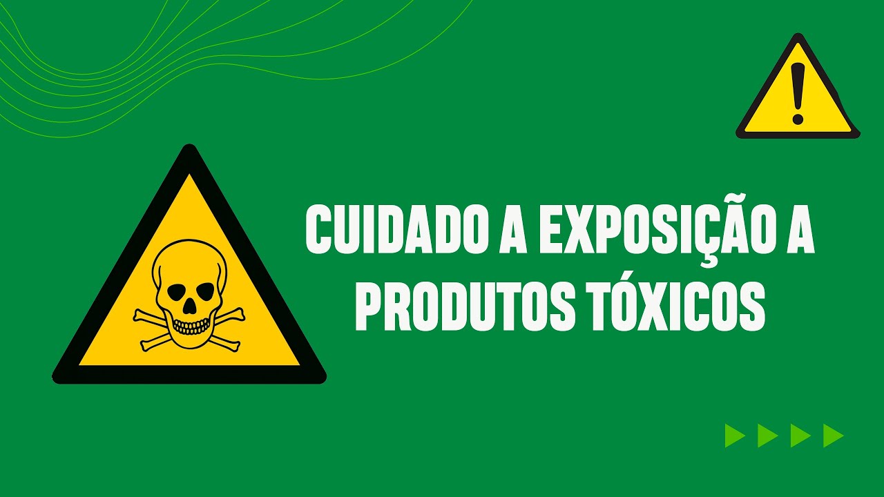 Atenção ao enorme número de produtos tóxicos a que estamos expostos.
