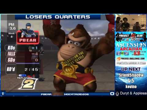"Ascension Arcadian 4/2/16" - Pbear (Sheilda/Marth/DK) v. Mochtroid206 (Luigi/DK) - Losers Quarters