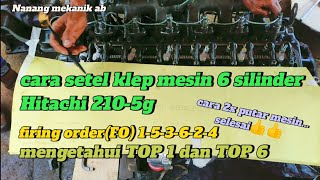 Download lagu cara setel klep mesin Hitachi 210-5g 6piston/silinder dan mengetahui top 1 dan top 6.#mechanic mp3