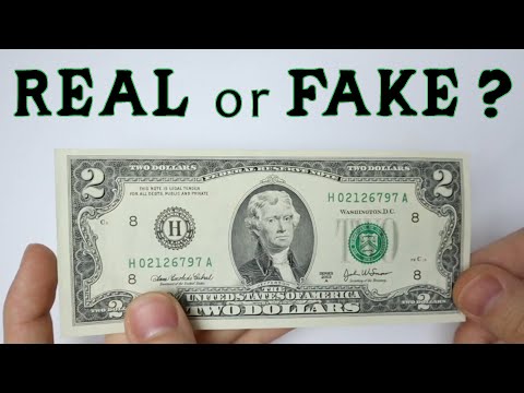 How to Tell if a $2 Bill is REAL or FAKE