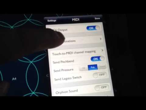 Using midi with Orphion and alchemy