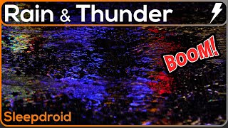 ► Epic Thunder and Rain Sounds for Sleeping at Night: Fall Asleep Fast!
