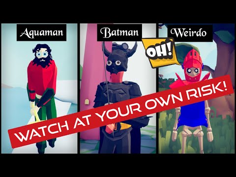 TABS - Weirdos Faction Vs Every Faction - Totally Accurate Battle Simulator Gameplay with WEB TABS