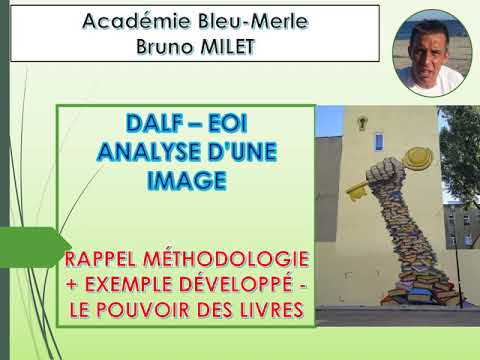 DALF - EOI - ANALYSE IMAGE - Méthodologie - Exemple développé - Documents iconographiques