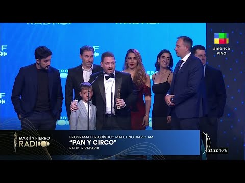 🏆"PAN Y CIRCO" RECIBE EL MARTÍN FIERRO AL MEJOR PROGRAMA PERIODÍSTICO MATUTINO DIARIO AM