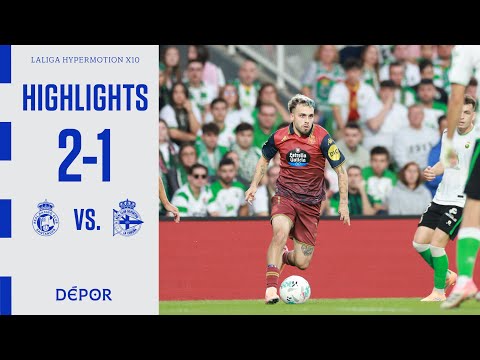 Resumen del Real Racing Club 2 - 1 RC Deportivo
