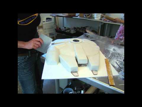 The Making of the Millennium Falcon cake
